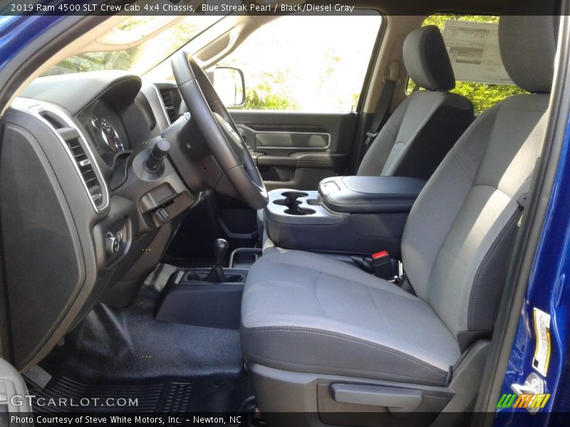 Blue Streak Pearl / Black/Diesel Gray 2019 Ram 4500 SLT Crew Cab 4x4 Chassis