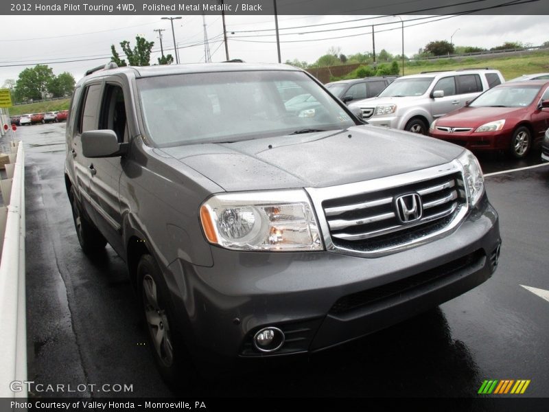 Polished Metal Metallic / Black 2012 Honda Pilot Touring 4WD