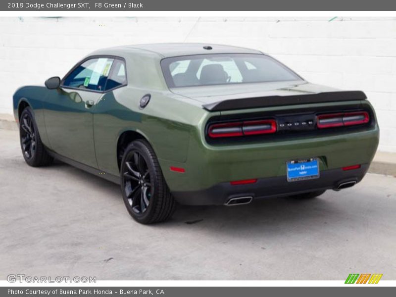 F8 Green / Black 2018 Dodge Challenger SXT