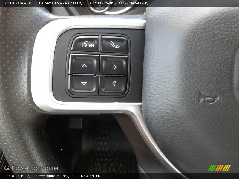 Blue Streak Pearl / Black/Diesel Gray 2019 Ram 4500 SLT Crew Cab 4x4 Chassis