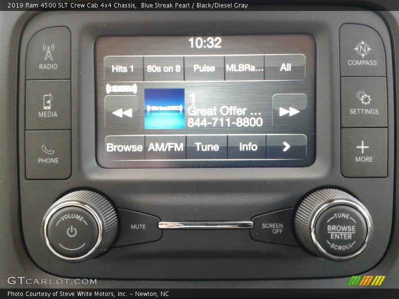 Blue Streak Pearl / Black/Diesel Gray 2019 Ram 4500 SLT Crew Cab 4x4 Chassis