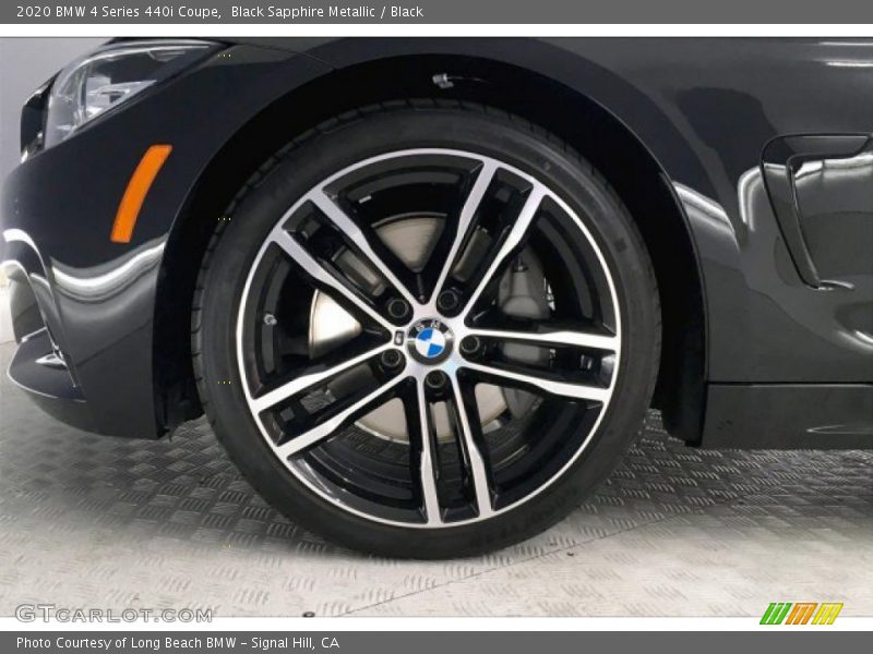 Black Sapphire Metallic / Black 2020 BMW 4 Series 440i Coupe