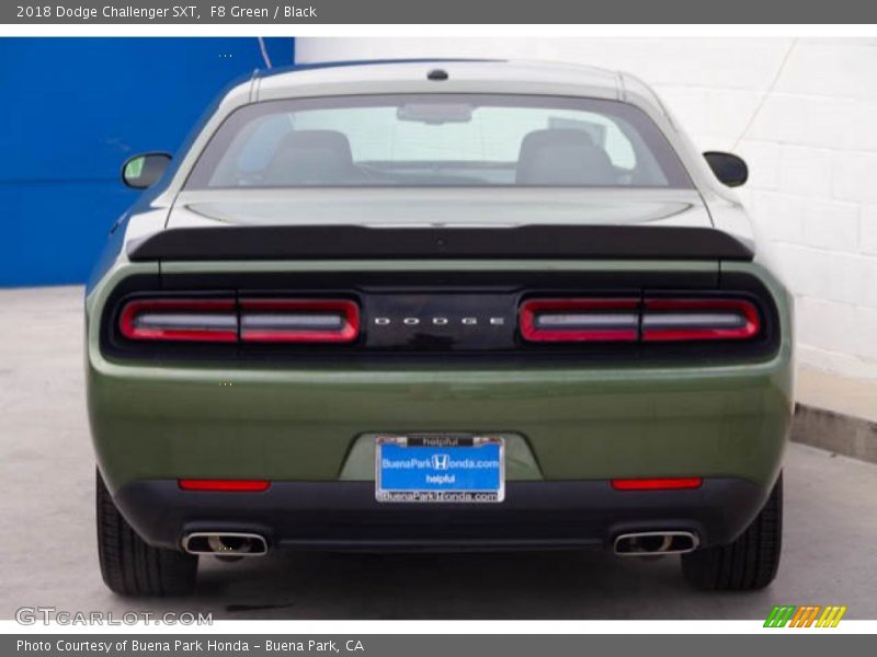 F8 Green / Black 2018 Dodge Challenger SXT