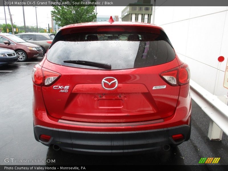 Soul Red Metallic / Black 2014 Mazda CX-5 Grand Touring AWD