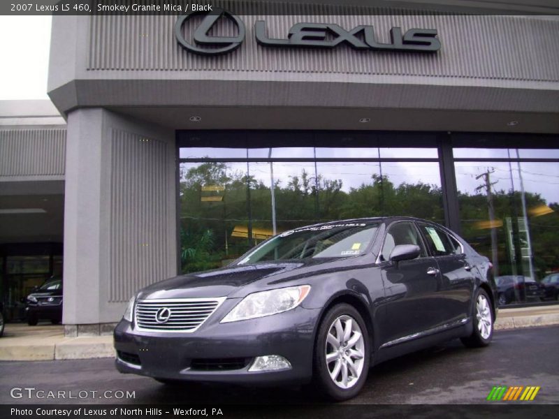 Smokey Granite Mica / Black 2007 Lexus LS 460