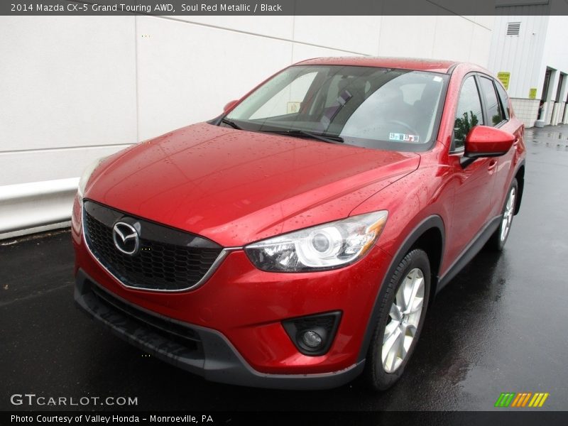 Soul Red Metallic / Black 2014 Mazda CX-5 Grand Touring AWD