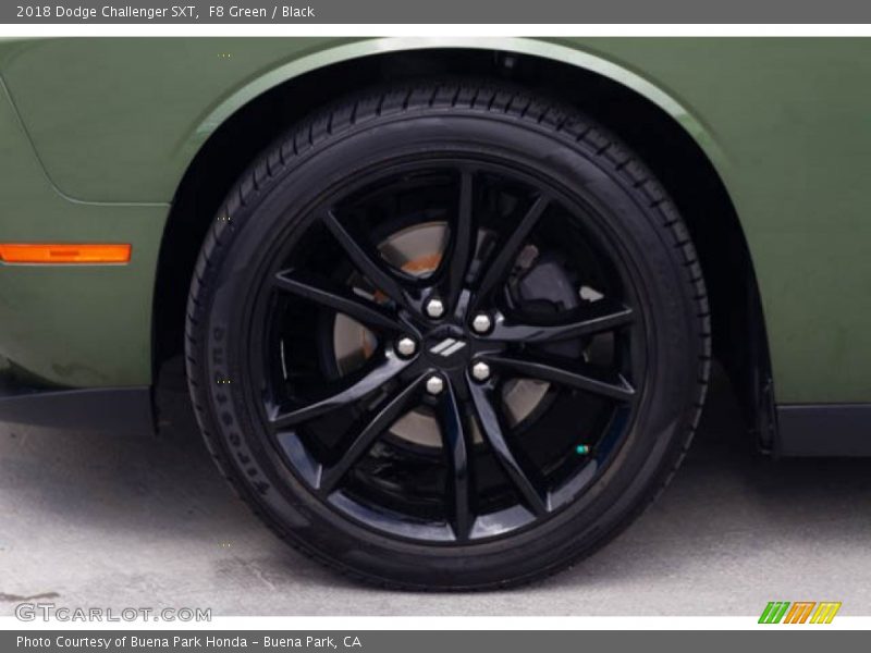 F8 Green / Black 2018 Dodge Challenger SXT