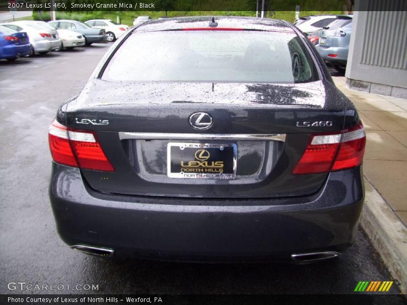 Smokey Granite Mica / Black 2007 Lexus LS 460