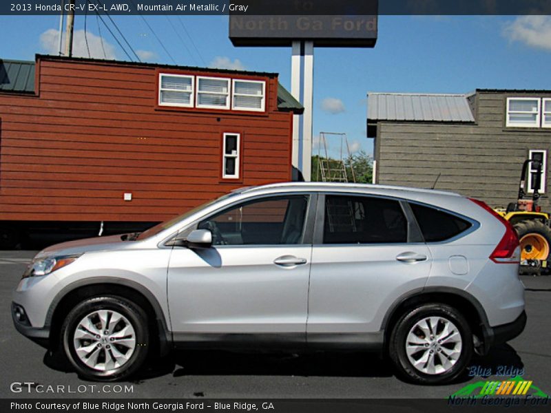 Mountain Air Metallic / Gray 2013 Honda CR-V EX-L AWD