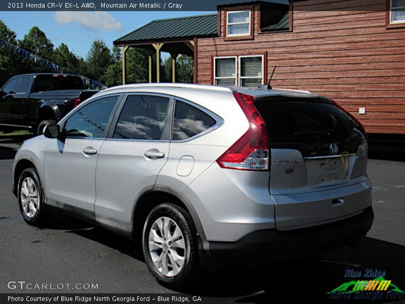 Mountain Air Metallic / Gray 2013 Honda CR-V EX-L AWD