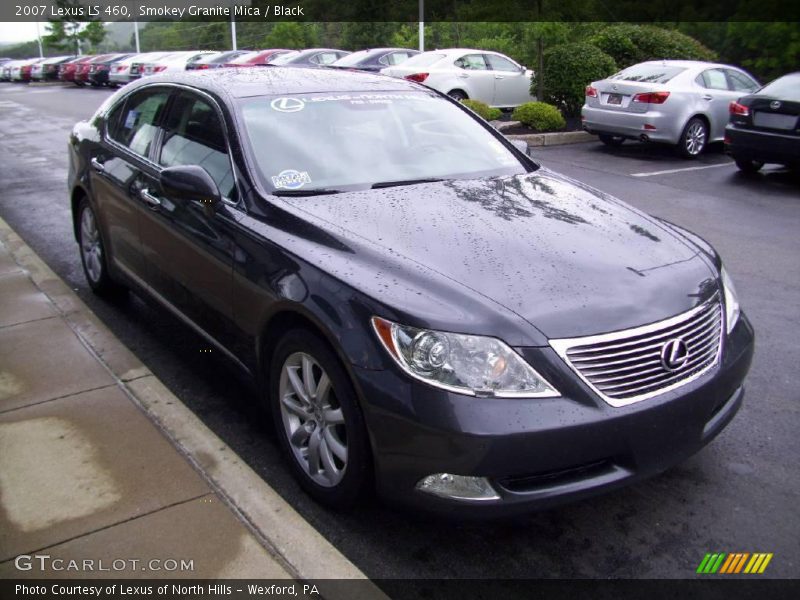 Smokey Granite Mica / Black 2007 Lexus LS 460