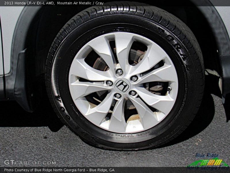 Mountain Air Metallic / Gray 2013 Honda CR-V EX-L AWD