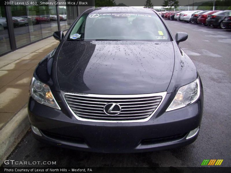 Smokey Granite Mica / Black 2007 Lexus LS 460