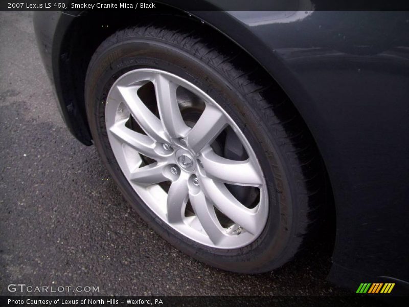 Smokey Granite Mica / Black 2007 Lexus LS 460