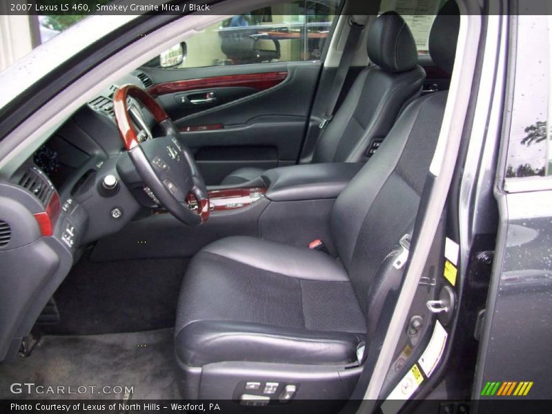 Smokey Granite Mica / Black 2007 Lexus LS 460