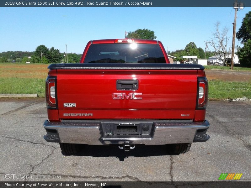 Red Quartz Tintcoat / Cocoa/­Dune 2018 GMC Sierra 1500 SLT Crew Cab 4WD