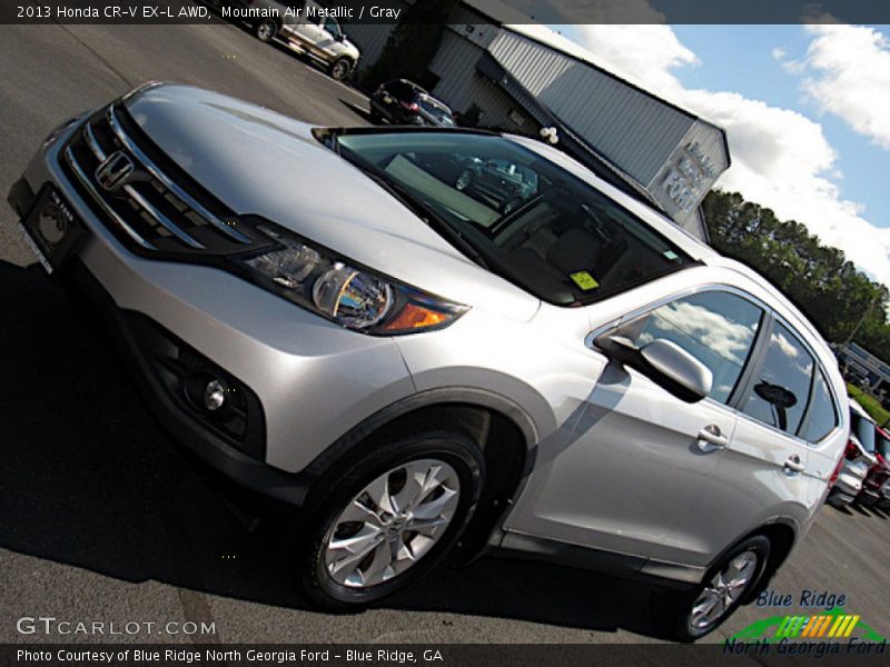 Mountain Air Metallic / Gray 2013 Honda CR-V EX-L AWD