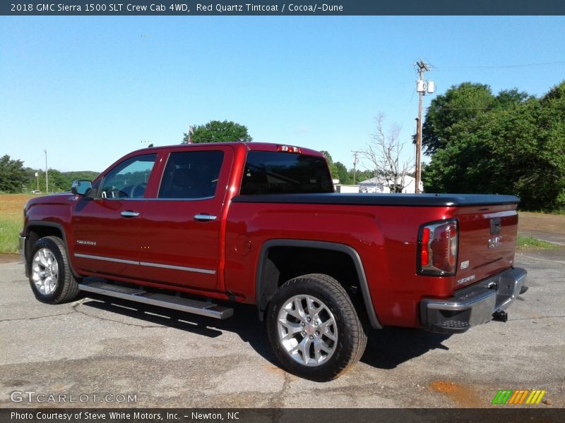 Red Quartz Tintcoat / Cocoa/­Dune 2018 GMC Sierra 1500 SLT Crew Cab 4WD