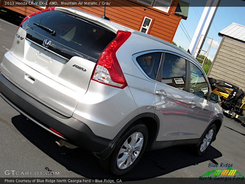 Mountain Air Metallic / Gray 2013 Honda CR-V EX-L AWD