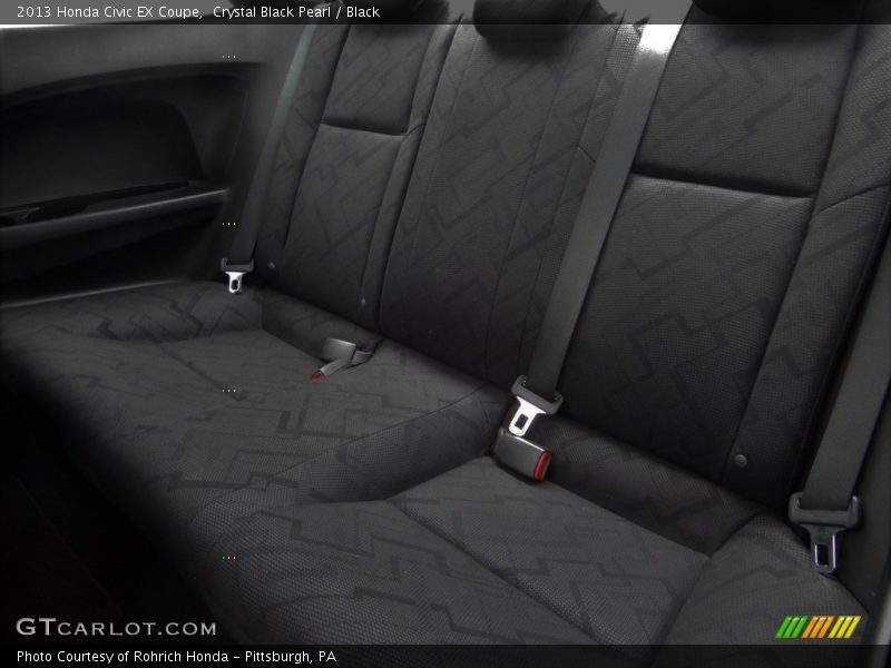 Crystal Black Pearl / Black 2013 Honda Civic EX Coupe