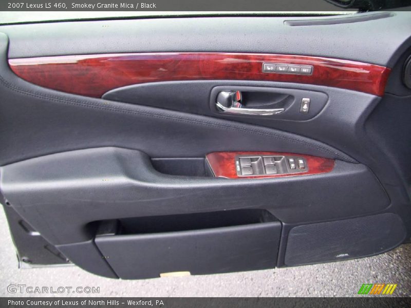 Smokey Granite Mica / Black 2007 Lexus LS 460