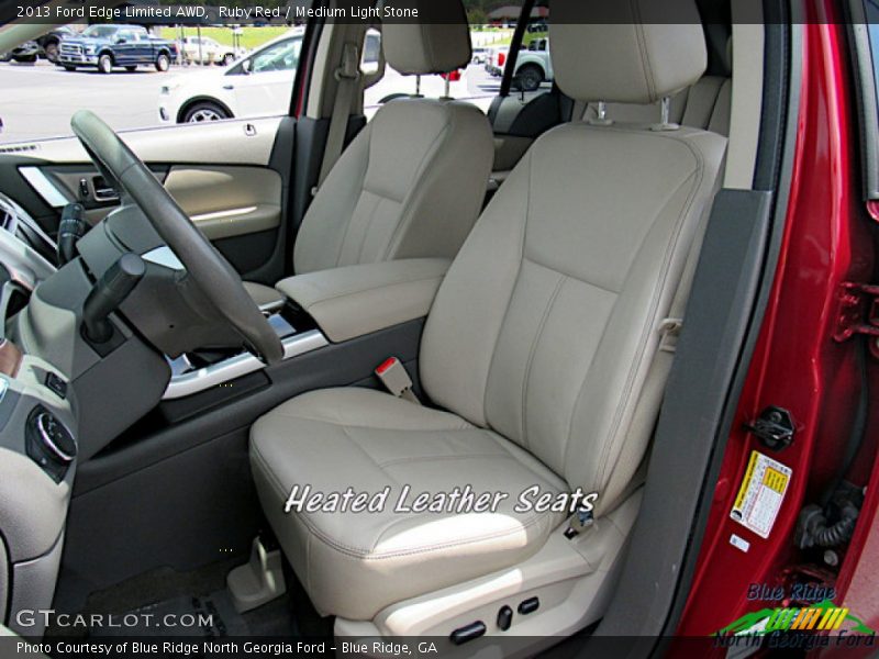 Ruby Red / Medium Light Stone 2013 Ford Edge Limited AWD