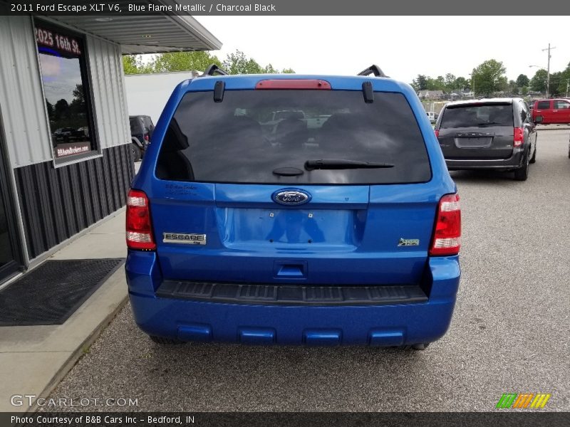 Blue Flame Metallic / Charcoal Black 2011 Ford Escape XLT V6
