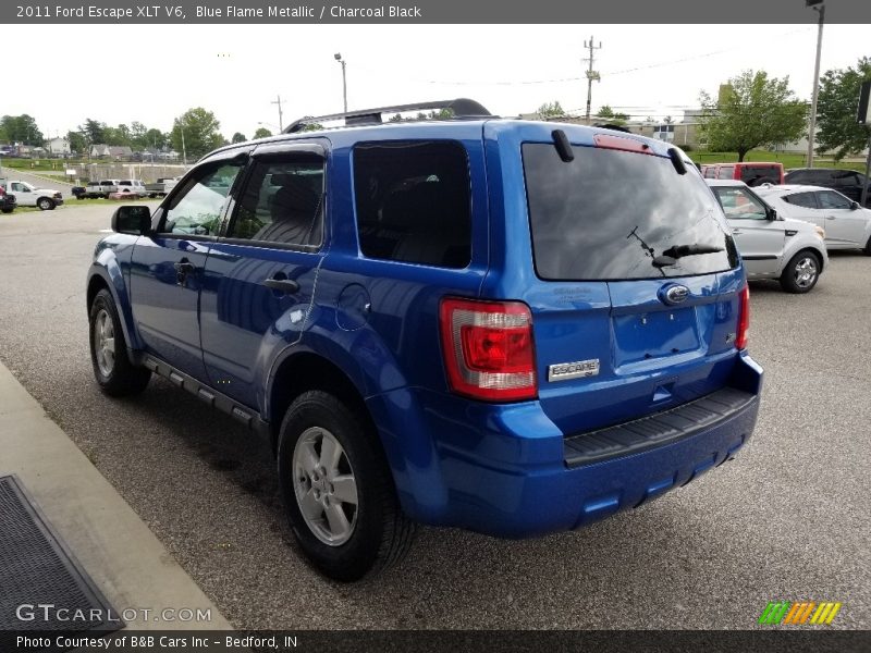 Blue Flame Metallic / Charcoal Black 2011 Ford Escape XLT V6