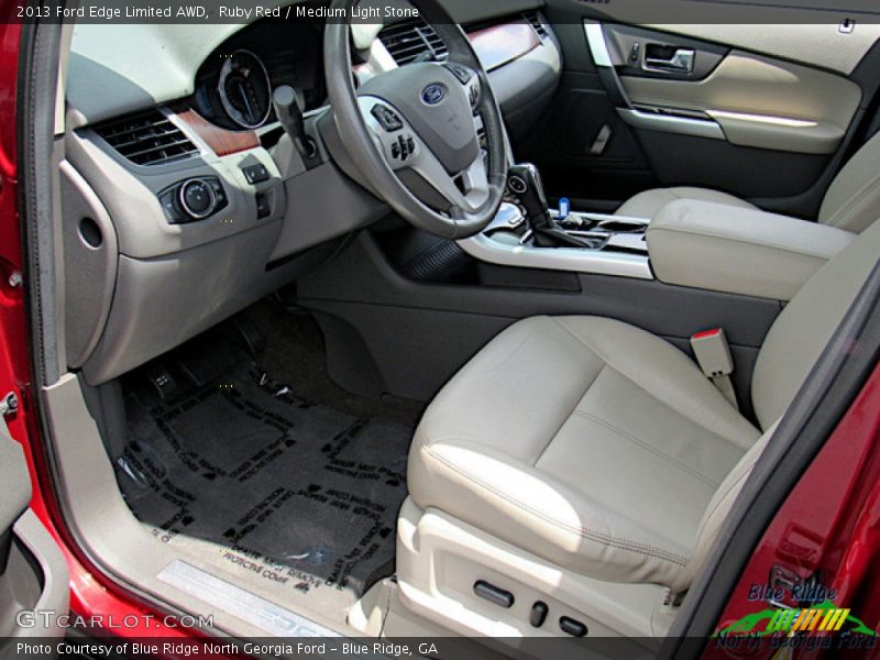 Ruby Red / Medium Light Stone 2013 Ford Edge Limited AWD