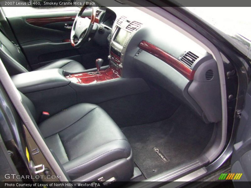 Smokey Granite Mica / Black 2007 Lexus LS 460