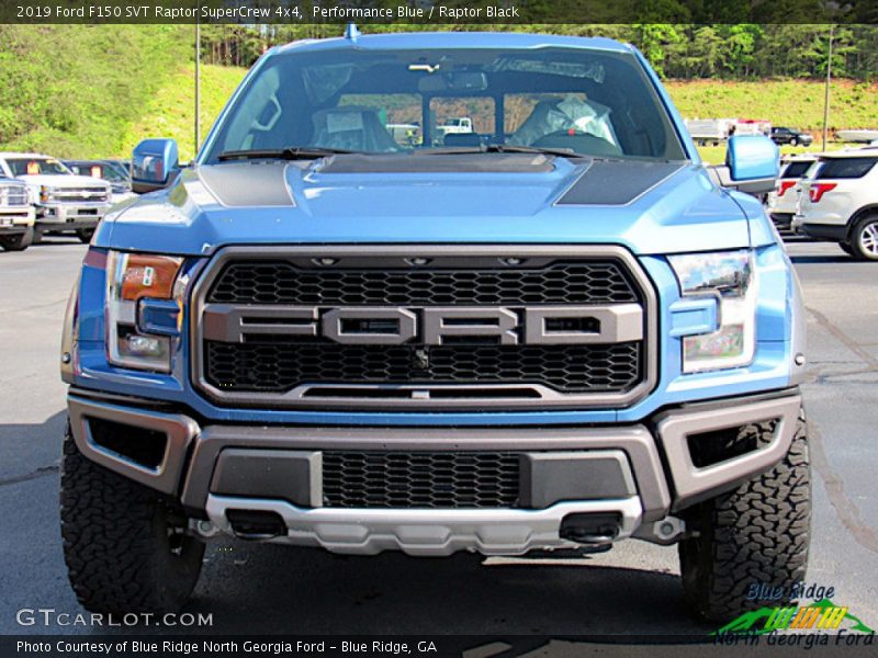 Performance Blue / Raptor Black 2019 Ford F150 SVT Raptor SuperCrew 4x4