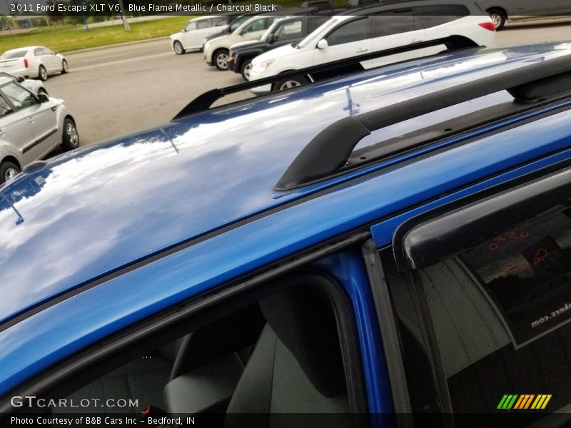 Blue Flame Metallic / Charcoal Black 2011 Ford Escape XLT V6