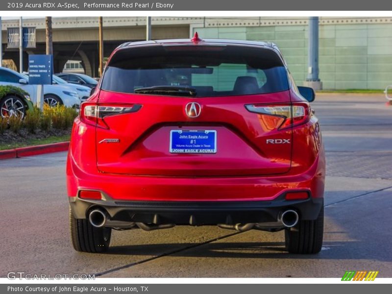 Performance Red Pearl / Ebony 2019 Acura RDX A-Spec