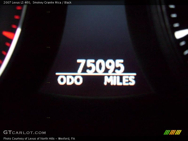 Smokey Granite Mica / Black 2007 Lexus LS 460