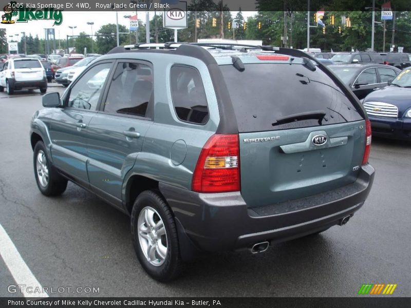 Royal Jade Green / Black 2005 Kia Sportage EX 4WD