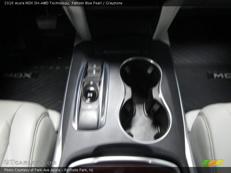 Fathom Blue Pearl / Graystone 2016 Acura MDX SH-AWD Technology