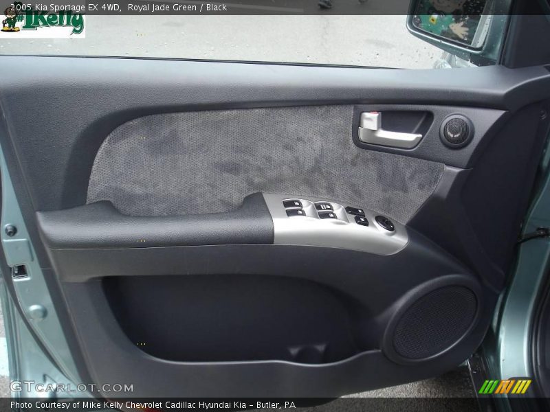 Royal Jade Green / Black 2005 Kia Sportage EX 4WD