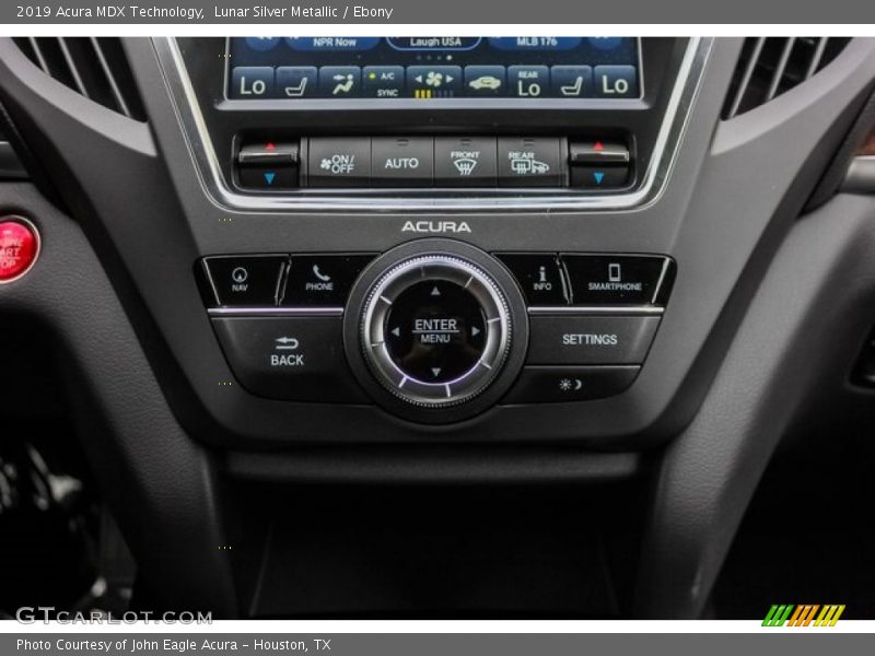 Lunar Silver Metallic / Ebony 2019 Acura MDX Technology