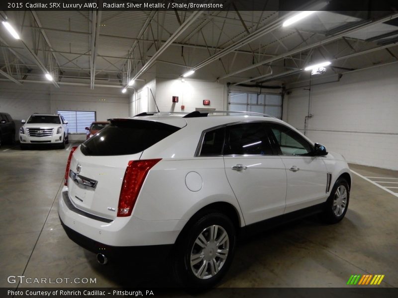 Radiant Silver Metallic / Shale/Brownstone 2015 Cadillac SRX Luxury AWD