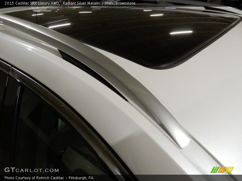 Radiant Silver Metallic / Shale/Brownstone 2015 Cadillac SRX Luxury AWD