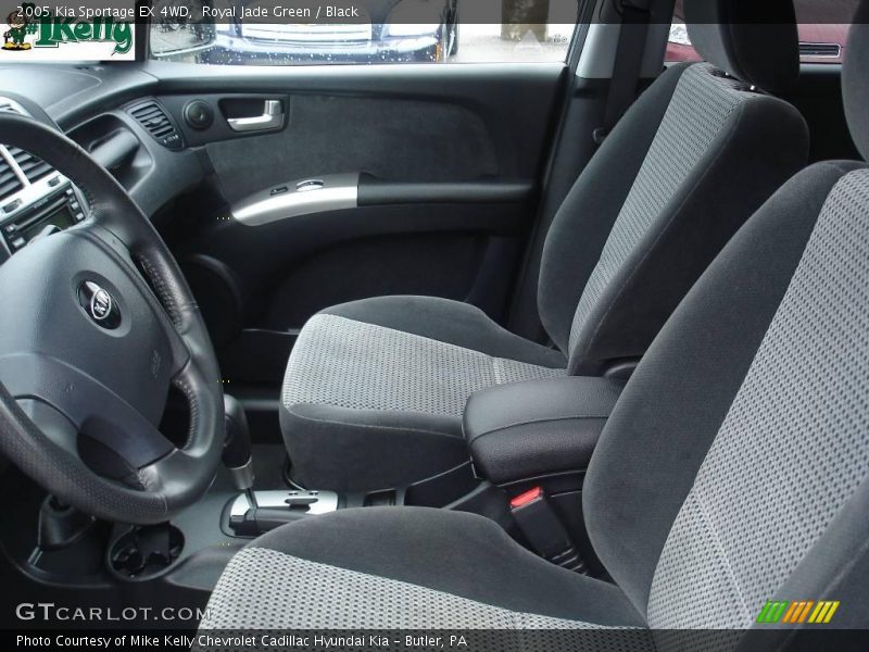 Royal Jade Green / Black 2005 Kia Sportage EX 4WD