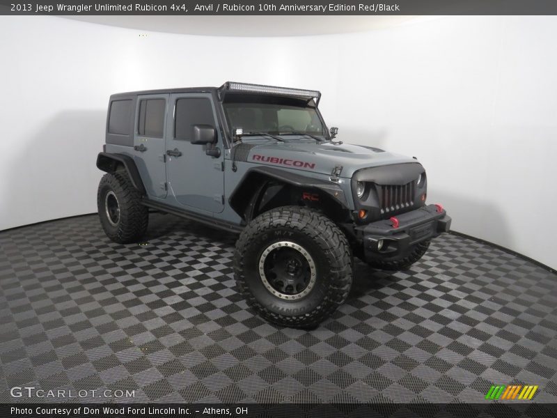 Anvil / Rubicon 10th Anniversary Edition Red/Black 2013 Jeep Wrangler Unlimited Rubicon 4x4