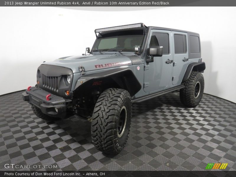 Anvil / Rubicon 10th Anniversary Edition Red/Black 2013 Jeep Wrangler Unlimited Rubicon 4x4