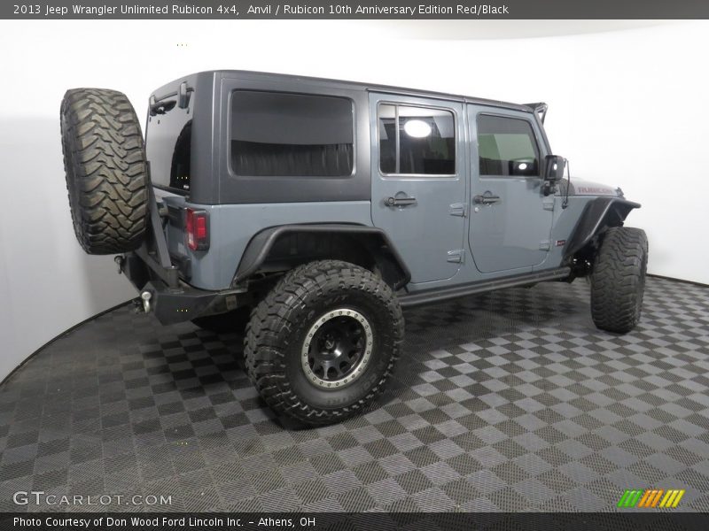 Anvil / Rubicon 10th Anniversary Edition Red/Black 2013 Jeep Wrangler Unlimited Rubicon 4x4