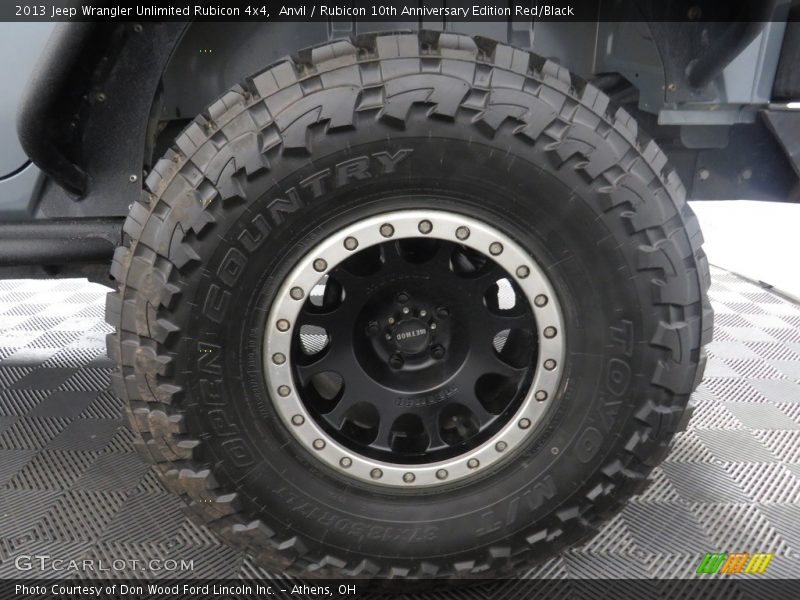 Anvil / Rubicon 10th Anniversary Edition Red/Black 2013 Jeep Wrangler Unlimited Rubicon 4x4