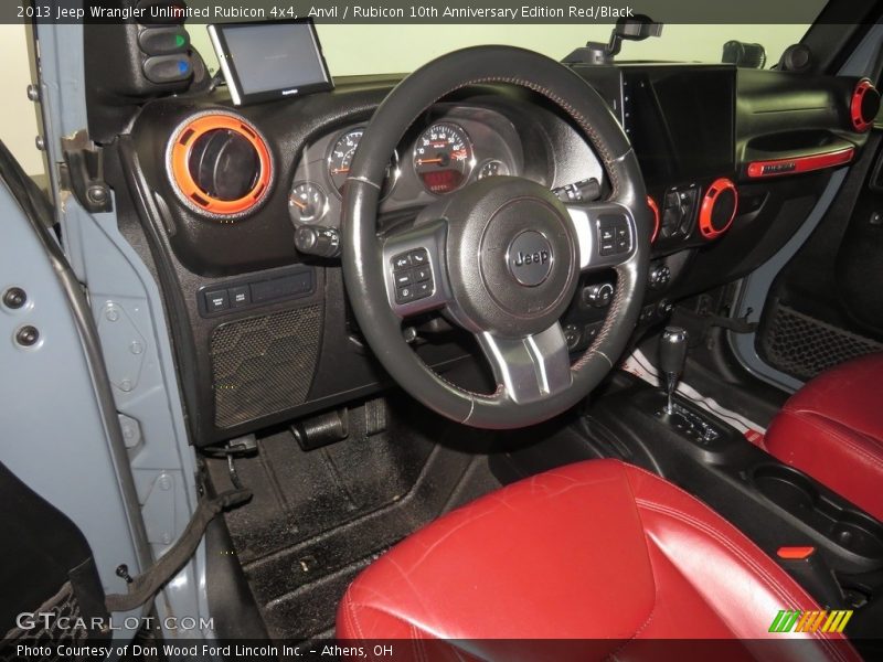 Anvil / Rubicon 10th Anniversary Edition Red/Black 2013 Jeep Wrangler Unlimited Rubicon 4x4