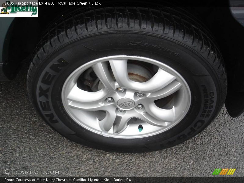 Royal Jade Green / Black 2005 Kia Sportage EX 4WD