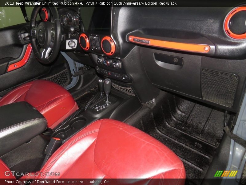 Anvil / Rubicon 10th Anniversary Edition Red/Black 2013 Jeep Wrangler Unlimited Rubicon 4x4