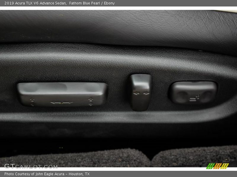 Fathom Blue Pearl / Ebony 2019 Acura TLX V6 Advance Sedan