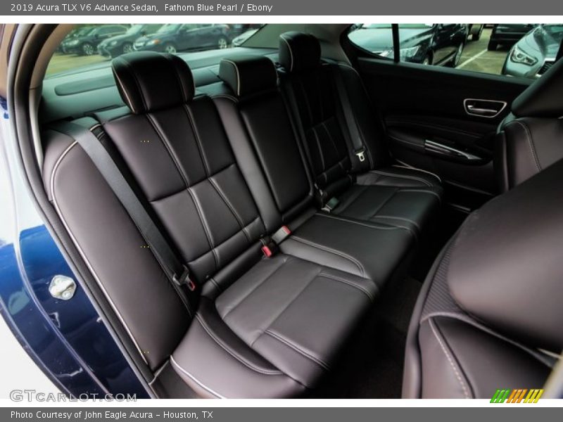 Fathom Blue Pearl / Ebony 2019 Acura TLX V6 Advance Sedan